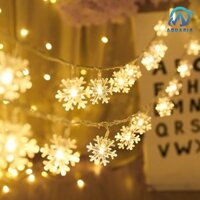 Dây Đèn LED Hoa Tuyết Trang Trí 3m 16 Bông Tuyết Trang Trí Giáng Sinh Cây Thông Noel Christmas