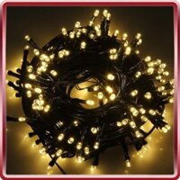 Dây đèn led kim cương 20m ánh sáng vàng, đổi màu đèn nhấp nháy trang trí noel, tết, quấn cây, nhà cửa quán cafe