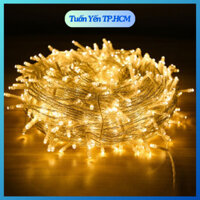 Dây đèn led quấn cây trang trí 8 kiểu chớp nháy 80 mét nhiều màu trang trí cây thông Noel, Lễ, Tết