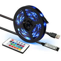 Day Đèn LED Siêu Sáng 5050 RGB Chống Nước Quấn Cây Trang Trí Ngoài Trời - 1m - USB