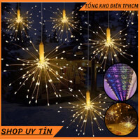 Dây đèn LED trang trí Bông hoa bộ 5 chùm, chống nước lắp ngoài trời, giáng sinh, noel, tết Giáng Sinh Độc Đá