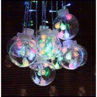 Dây đèn led trang trí bóng tròn trong xuất đủ màu.12 bóng.