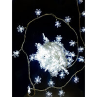 Dây Đèn LED Trang Trí Bông Tuyết - 3m - Trắng