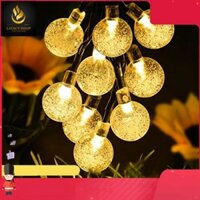 Dây Đèn Led Trang Trí Bọt Nước 8m 50 Bóng - Dây Đèn Trang Trí Cây Quất, Đào, Mai Ngày Tết - Đèn Bi Tròn