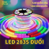 Dây đèn led trang trí nháy đuổi 2835 cuộn 20M,30M,50M Tặng Kèm Nguồn,đèn led hắt trần,trang trí decor phòng,quấn cây