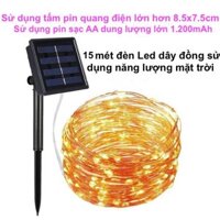 Dây Đèn Led Trang Trí sử dụng năng lượng mặt trời / đèn led dây đồng chớp nháy chống thấm nước trang trí ngoài trời