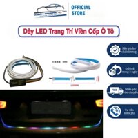 Dây Đèn Led Trang Trí Viền Cốp Ô Tô, Xe Hơi Dài 1.2m Hiệu Ứng Thay Đổi Nhiều Màu Theo Xi Nhan