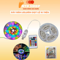 Dây đèn led,đèn fairy light giọt lệ 16 trệu màu 10M Nháy theo nhạc chống nước IP67 chỉnh app Điện Thoại,trang trí t