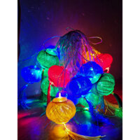 Dây đèn lồng nhiều màu, tú cầu trang trí dịp lễ tết dài 5m (Bảo hành đổi mới)