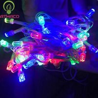 Dây đèn nháy bóng lục giác 5M nhiều màu