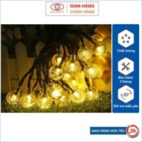 Dây Đèn Nháy Bóng Tròn, Đèn LED Bi Bọt HALEDCO Trang Trí Noel, Tết Nhiểu Màu - Bảo Hành 6 Tháng