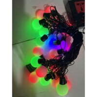 Dây đèn ping pong nhiều màu 5 mét 20 bóng cắm điện