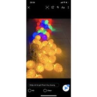 dây đèn trang trí hình quả thông