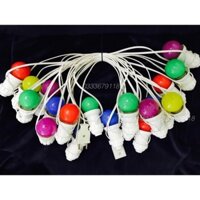 Dây Đèn Trang Trí Ngoài Trời, Dây Đui Đèn Chống Nước, Dây Đui Bóng Đèn Led Treo Cây, Trang Trí Bể Cá dài 5m, 7.5m, 10m