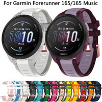 Dây Đeo 20mm cho Garmin Vivoactive 5 3 VENU sq2 venu2 Plus Forerunner 165 245 645 ban nhạc đồng hồ đeo tay vivomove phong cách Luxe HR Silicone Watchband Vòng đeo tay