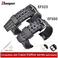 Dây đeo 22mm thay thế thiết kế thời trang cho đồng hồ Casio Edifice Ef-550 / Ef523