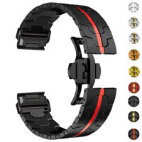 Dây đeo 26mm 22mm cho dây đeo đồng hồ Garmin Fenix 5 / 5X / 5XPlus / 6 / 6X / 6XPro / 7x Vòng tay bằng thép không gỉ Forerunner 945 Quick Fit Correa