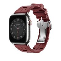 Dây đeo Apple Watch Hermès - 49mm/46mm/45mm/44mm Rouge H Kilim Single Tour Hàng Chính Hãng Apple