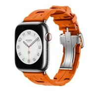 Dây đeo Apple Watch Hermès - 49mm/46mm/45mm/44mm Orange Kilim Single Tour Hàng Chính Hãng Apple