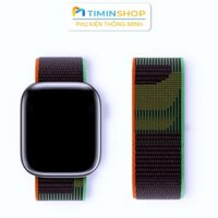 Dây đeo Apple Watch series 8 7 6 5 4 3 SE Ultra - chất Nylon DAW - Đen Unity - 38 40 41mm