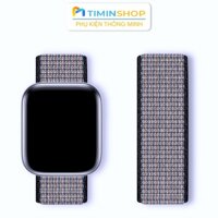 Dây đeo Apple Watch series 8 7 6 5 4 3 SE Ultra - chất Nylon DAW - 2 Xanh - 38 40 41mm
