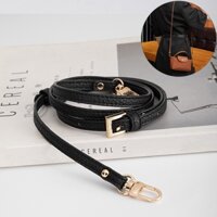 Dây đeo ba lô thích hợp cho túi xách mini Longchamp Dây đeo vai mỏng có thể điều chỉnh vai đơn chéo chéo hai sử dụng dây đeo dài Dây đeo da bò đen sửa đổi túi xách nữ acc