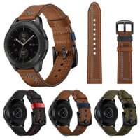 Dây Đeo Bằng Da 18mm 20mm 22mm 24mm Cho Đồng Hồ Garmin Venu SQ 2 Plus Vivoactive 3 4 HR 265 965