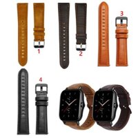 Dây Đeo Bằng Da Bò Cho Đồng Hồ Thông Minh Huami Amazfit GTS2 GTS4 mini GTS3 GTS2e Neo GTS 2 3 4 2e