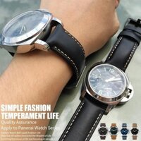 Dây Đeo Bằng Da Bò Thật 24mm Có Khóa Gài Cho PANERAI LUMINOR 1950 GMT PAM441 PAM438