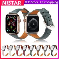 Dây Đeo Bằng Da Thật 38mm 42mm 40mm 44mm Dành Cho Đồng Hồ Thông Minh apple watch se 6 / 5 / 4 / 3 / 2 / 1