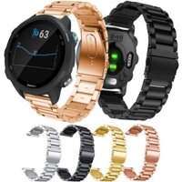 Dây đeo bằng kim loại 20mm thời trang thay thế cho đồng hồ Garmin Forerunner 245 245M