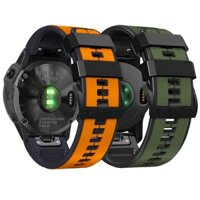 Dây Đeo Bằng Silicone Cho Đồng Hồ Garmin Fenix 3 HR 2 Approach S70 S60 S62 22mm 26mm