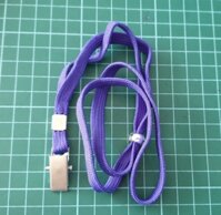 Dây đeo bảng tên, dây dù, kẹp sắt