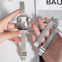 Dây đeo bằng thép không gỉ cho apple watch band ultra 49mm series 3 4 4 4 mm 38mm ladies 'nice bracelet cho iwatch 44mm 40mm 45mm 41mm
