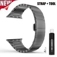 Dây đeo bằng thép không gỉ kim loại cho Apple Watch 10 46mm 42mm Ultra 2 Band 49mm 45mm 40mm 44mm 38mm 41mm IWatch Series 10 9 8 7 SE 6 5 4