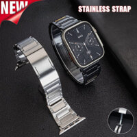 Dây đeo bằng thép không gỉ tương thích với Apple Watch S10 42mm 46mm Ultra 49 45 44 42 41 40 38mm series 10 9 8 76 5 4 SE