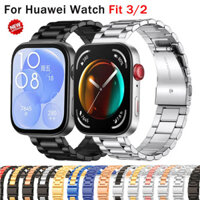 Dây đeo bằng thép không gỉ Tương thích với Huawei Watch Fit 3 Dây kim loại thay thế Vòng đeo tay nhanh cho Huawei Fit 3 Đồng hồ thông minh Corrê
