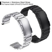 Dây đeo bằng thép titan + cho Huawei Watch 3 Band GT 2 Pro GT2 Dây đeo đồng hồ cho Haylou GST RT2 RT RS3 Vòng đeo tay1