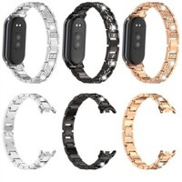 Dây đeo Bling Bling cho Xiaomi Band 9 Dây đeo đồng hồ cho thông minh Xiaomi Band 9NFC Kim cương Dây đeo cổ tay thể thao thay thế