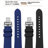 Dây đeo cao su 18 / 19 / 20 / 21 / 22mm cho dây đeo đồng hồ Seiko Silicone mềm chống mồ hôi Vòng đeo tay đồng hồ SPB045J1 / Dòng ma nước xanh