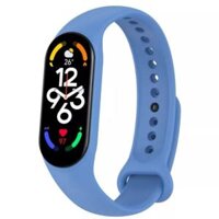 Dây Đeo Cao Su Thay Thế Cho Xiaomi Mi band 7 Siêu Mềm - Denim - Miband 7