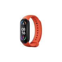 Dây Đeo Cao Su Thay Thế Cho Xiaomi Mi band 6 Siêu Mềm - Cam,Miband 6