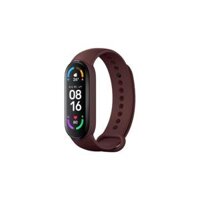 Dây Đeo Cao Su Thay Thế Cho Xiaomi Mi band 6 Siêu Mềm - Đỏ,Miband 6