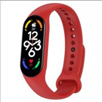 Dây Đeo Cao Su Thay Thế Cho Xiaomi Mi band 7 Siêu Mềm - Đỏ - Miband 7