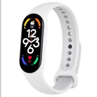 Dây Đeo Cao Su Thay Thế Cho Xiaomi Mi band 7 Siêu Mềm - White - Miband 7