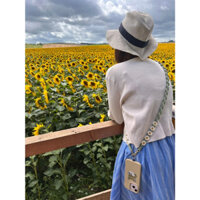 Dây Đeo Chéo Cho Điện Thoại, Baby Three, Máy Ảnh, Túi Xách, Dây Đeo Thẻ Đa Năng Phong Cách Vintage Handmade Macrame Hoa