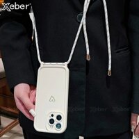 Dây đeo chéo Dây buộc trái tim Vỏ mềm cho IPhone 15 Pro 14 13 12 11 XS Max XR X 7 8 Plus SE Vỏ chống sốc bảo vệ Camera