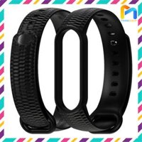 Dây đeo cho Miband 6 và Mi band 5 Aurora, khóa kim loại - DMJA - Đen