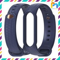 Dây đeo cho Miband 6 và Mi band 5 Aurora, khóa kim loại - DMJA - Xanh midnight
