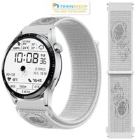 Dây đeo cho Samsung Watch 6 6 Classic 5 5 Pro 4 4 Classic 3 Active 2 1 Gear S3 DN - Spaceman - Trắng - 20mm